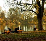 Herbstliche Stimmung an der Donau